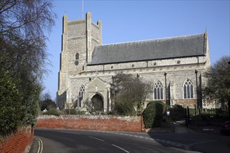 Parish church of Saint Bartholomew, Orford, Suffolk, England, UK