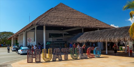 The airport of Huatulco, Baja de Huatulco, South Pacific Coast, State of Oaxaca, Mexico, Central