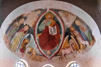 Apse fresco of the Basilica di Santa Eufemia, Citta vecchia, island of Grado, north coast of the