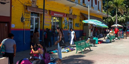 Dealers and shops in Pochutla, Baja de Huatulco, South Pacific Coast, Oaxaca state, Mexico, Central