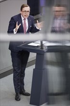 Philipp Amthor, Member of the German Bundestag (CDU/CSU), during a speech Berlin, 23 February 2024