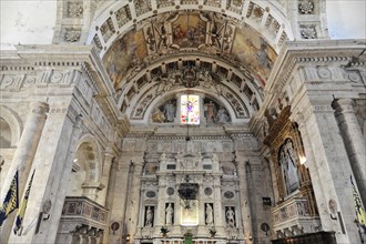 Interior view, Church of San Biagio, Montepulciano, Tuscany, Province of Siena, Italy, Europe