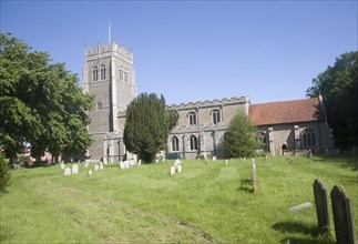 Parish church of Saint Mary the Virgin, Mendlesham, Suffolk, England, United Kingdom, Europe