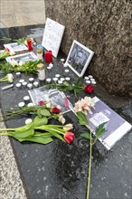 Vigil on 18 February 2024 for the deceased Alexei Navalny, Roncalliplatz, Cologne, North