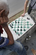 Chess player, in Havana, Cuba, Central America