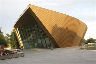 Firstsite contemporary arts gallery building, Colchester, Essex, England, United Kingdom, Europe