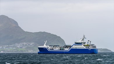 Fishing vessel, RO FORTUNE, ALESUND, Geirangerfjord, Norway, Europe