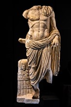 Statue of Navarch, 1st century, National Archaeological Museum, Villa Cassis Faraone, UNESCO World