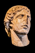 Head of Venus, 2nd century, National Archaeological Museum, Villa Cassis Faraone, UNESCO World