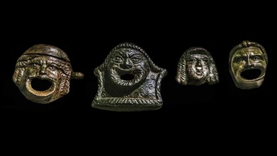 Decorative elements for bronze furniture, National Archaeological Museum, Villa Cassis Faraone,