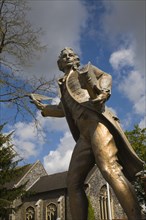 Thomas Paine statue, Thetford, Norfolk, England, United Kingdom, Europe