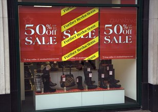 Stead and Simpson shoe shop January sales, Ipswich
