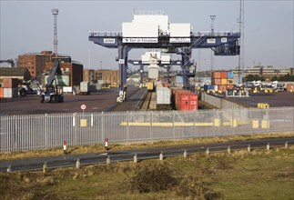 The Port of Felixstowe is Britain's busiest container port and one of the largest in Europe,