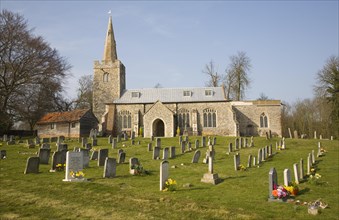 Polstead Parish church of Saint Mary, Polstead, Suffolk, England, United Kingdom, Europe