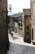 Medieval town centre, old town of San Gimignano, Tuscany, Italy, Europe