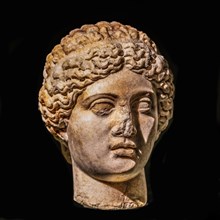 Head of Venus, 1st century, National Archaeological Museum, Villa Cassis Faraone, UNESCO World