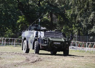 Fennek armoured personnel carrier during a demonstration at the Julius Leber barracks, Berlin, 13