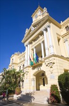 Malaga City Hall building, Malaga, Spain designed by Fernando Guerrero Strachan and Manuel Rivera