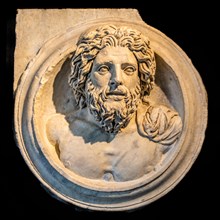 Monumental sculpture of Jupiter, 4th century, National Archaeological Museum, Villa Cassis Faraone,