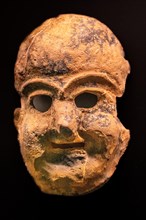 Glazed ceramic head, 4th century, National Archaeological Museum, Villa Cassis Faraone, UNESCO