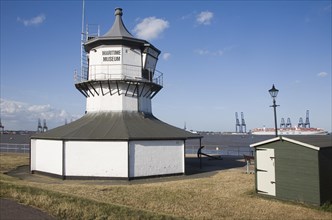 Maritime museum in former lighthouse built 1818, Harwich, Essex, England, United Kingdom, Europe