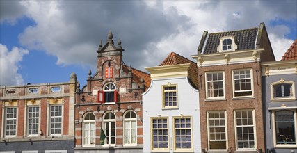 Historic buildings architecture details, Gouda, South Holland, Netherlands