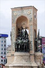 Mustafa Kemal Atatuerk with comrades-in-arms, Independence Monument by Pietro Canonica, Taksim