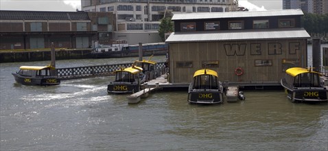 Water taxis, City of Rotterdam, South Holland, Netherlands