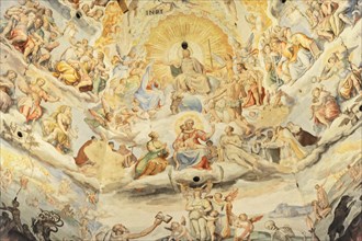 Interior of the Dome of the Basillica di Santa Maria del Fiore, Il Duomo di Firenze, Florence,