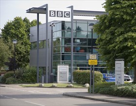 BBC broadcasting studios building, Cambridge Business Park, Cambridge, England, United Kingdom,