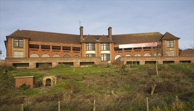 Former hospital building being converted to housing The Bartlet, Felixstowe, Suffolk, England,