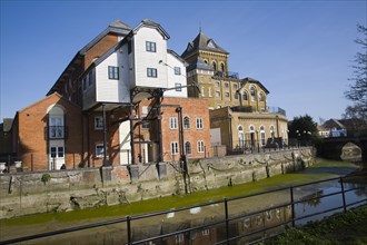 The Mill conversion development of hotel and apartments from industrial building, Colchester,