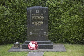 Memorial to USA 447th Bomb Group, Rattlesden, Suffolk, England, United Kingdom, Europe