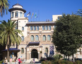 Universidad Malaga university building in the city of Malaga, Spain, Europe
