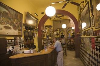 Traditional bar in Ronda, Spain, Europe