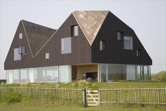 The Dune House, modern house by the beach at Thorpeness, Suffolk, England, United Kingdom, Europe