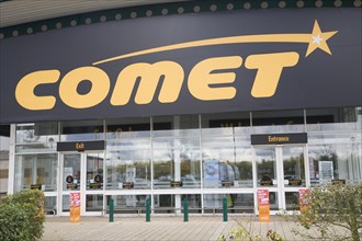 2 November 2012 Comet store at Anglia Retail Park, Ipswich, Suffolk England one of some 250 stores