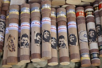 Cuban cigars in a cigar shop, Havana, Cuba, Central America