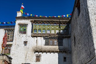 Old royal palace in the walled historic centre, Lo Manthang, Kingdom of Mustang, Nepal, Asia