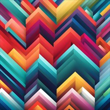Animation incorporating vibrant colors in swirling playful patterns conveying movement, AI