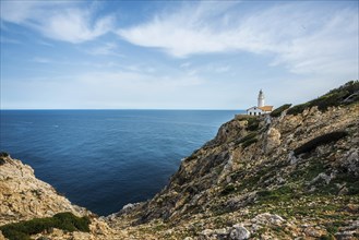 Lighthouse, Punta de Capdepera, Cala Ratjada, Majorca, Balearic Islands, Spain, Europe
