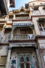 Old town of the Unesco site, Ahmedabad, Gujarat, India, Asia