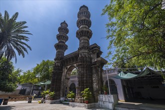 Sidi Bashir Masjid, The Shaking Minarets, Unesco site, Ahmedabad, Gujarat, India, Asia