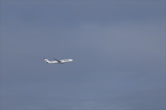 Airbus aircraft of Iran air in flight, London, England, United Kingdom, Europe