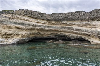 The coast near Malolo, Milos, Cyclades, Greece, Europe