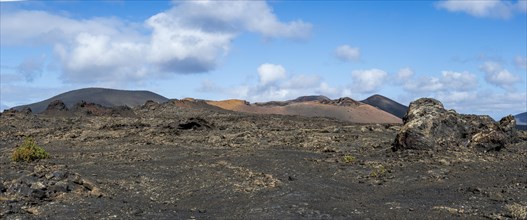 Volcanic landscape, Montanas del Fuego, Fire Mountains, Timanfaya National Park, Lanzarote, Canary
