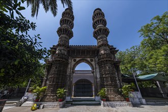 Sidi Bashir Masjid, The Shaking Minarets, Unesco site, Ahmedabad, Gujarat, India, Asia