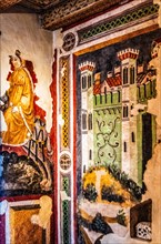 Frescoes, Museo Civico d'Arte, Palzuo Ricchieri, old town centre with magnificent aristocratic