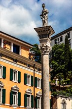 Statue of Justice, Loggia di San Giovanni in Piazza della Liberta, Udine, most important historical