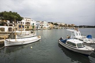 The harbour of Portocolom, Porto Colom, Majorca, Balearic Islands, Spain, Europe